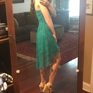 Green/Blue Lace Dress!